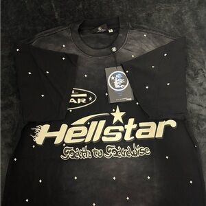 Hellstar Men’s Black Graphic Short Sleeve Tee